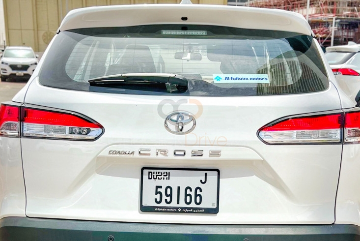 White Toyota Corolla Cross 2022