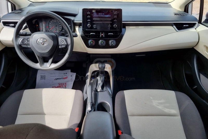blanc Toyota Corolle 2021