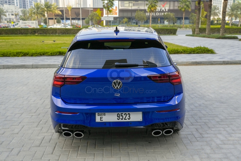 Blue Volkswagen Golf R 2023