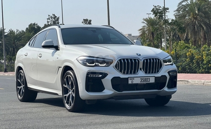 White BMW X6 xDrive40i 2021