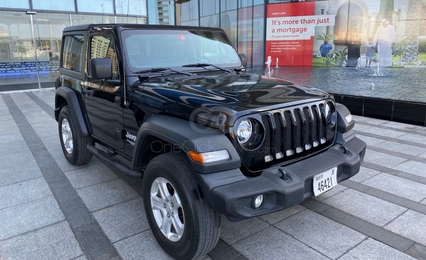 Rent Jeep Wrangler Sport 2020 Car in Dubai at AED 500/day & AED 12000/month