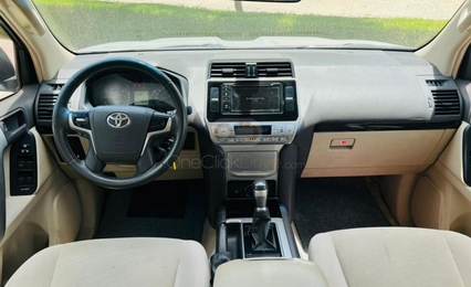 Silver Toyota Prado 2019