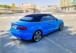 Blu Audi A3 Convertible 2020