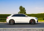White Audi Q8 2021