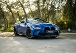 Matte Blue BMW M4 Competition Convertible 2022