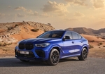 Blauw BMW X6 M Competitie 2022