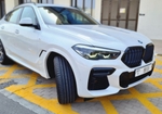 White BMW X6 M50i 2023