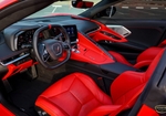 rouge Chevrolet Corvette C8 Stingray Cabriolet 2022
