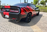 Black Dodge Challenger RT V8 2021
