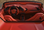 rojo Ferrari 488 araña 2018