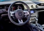 蓝色 福特 Mustang EcoBoost Coupe V4 2018