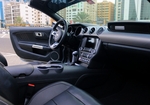 Gümüş Ford Mustang EcoBoost Dönüştürülebilir V4 2021