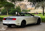 White Ford Mustang GT Convertible V8 2021