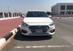 White Hyundai Accent 2018