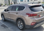 White Hyundai Santa Fe 2019