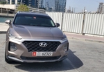 Beyaz Hyundai Santa Fe 2019