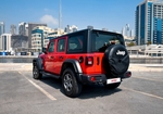 Red Jeep Wrangler 2023
