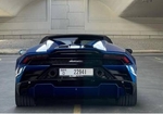 Blauw Lamborghini Huracan Evo Spyder 2022