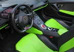Green Lamborghini Huracan Spyder LP610 2017
