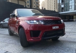 Red Land Rover Range Rover Sport HSE 2020