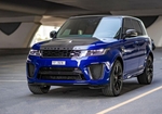Blue Land Rover Range Rover Sport SVR 2021