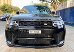 zwart Landrover Range Rover Sport SVR 2020