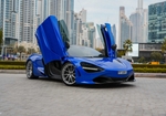 Blue McLaren 720S Spyder 2022