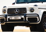 Beyaz Mercedes Benz AMG G63 Sürümü 1 2020