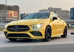 Yellow Mercedes Benz CLA 250 2022