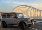 Dark Gray Mercedes Benz AMG G63 Double Night Package 2023