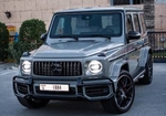 Gray Mercedes Benz AMG G63 Double Night Package 2021