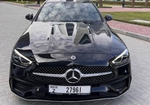 Black Mercedes Benz C200 2022