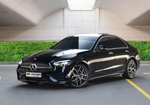 Black Mercedes Benz C300 2022
