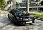 Black Mercedes Benz CLA 250 2020