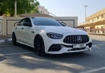 White Mercedes Benz AMG E350 2021