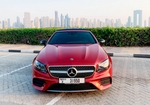 rouge Mercedes Benz E450 Cabriolet 2019