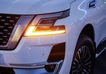 White Nissan Patrol Platinum 2022
