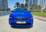 Blue Opel Corsa 2022
