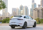 White Porsche Cayenne Coupe 2020