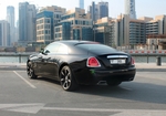 Black Rolls Royce Wraith 2017