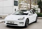White Tesla Model 3 Standard Plus 2022