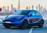 Blue Tesla Model Y Long Range 2022