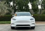 White Tesla Model Y Long Range 2022