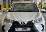 Off White Toyota Yaris Sedan 2022