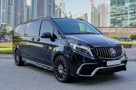 Mercedes Benz V class 2022 (Premium with 2 LCDs) 7 Seater with Driver