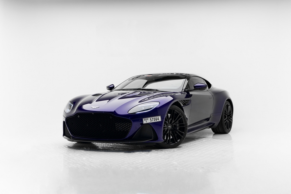 Purple Aston Martin DBS 2020