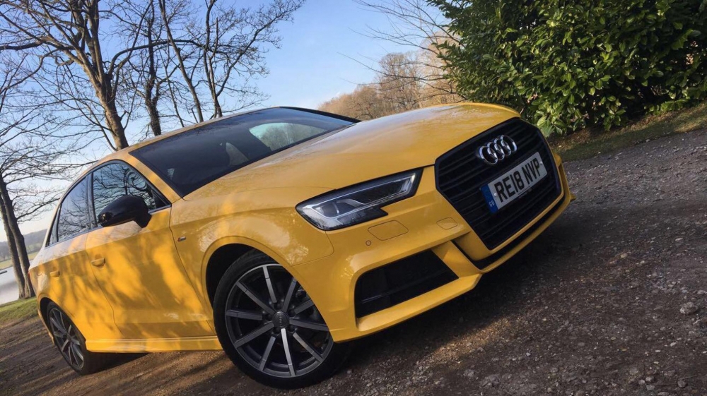 Sarı Audi A3 S Hattı 2018