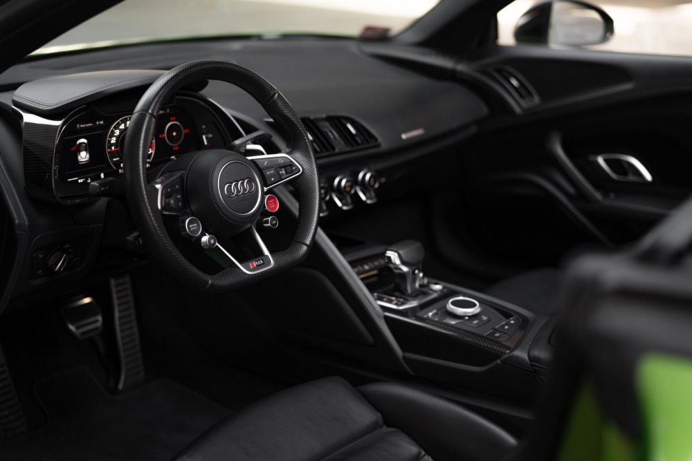 Grün Audi R8 Spyder 2021