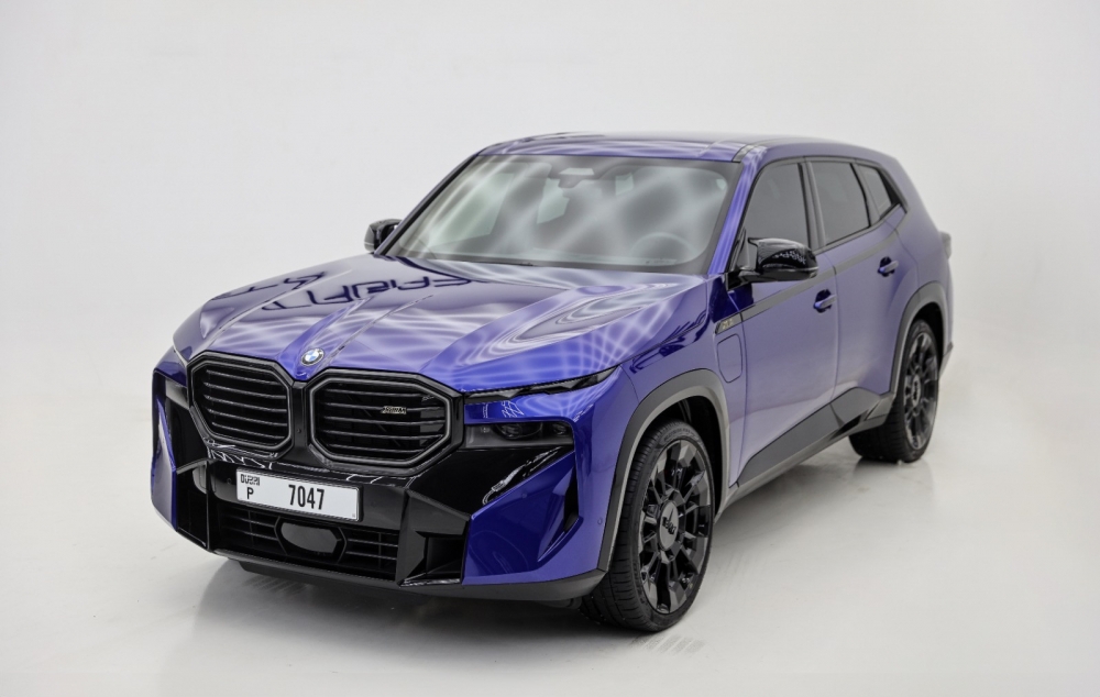 Blue BMW XM 2023