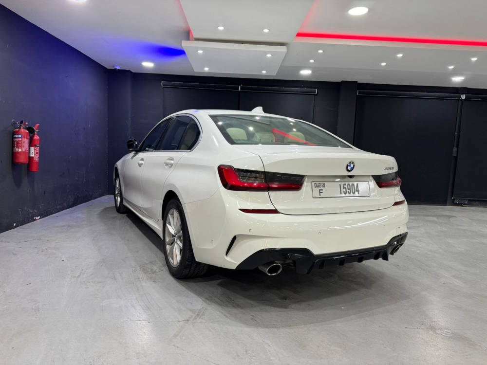 White BMW 330i 2020